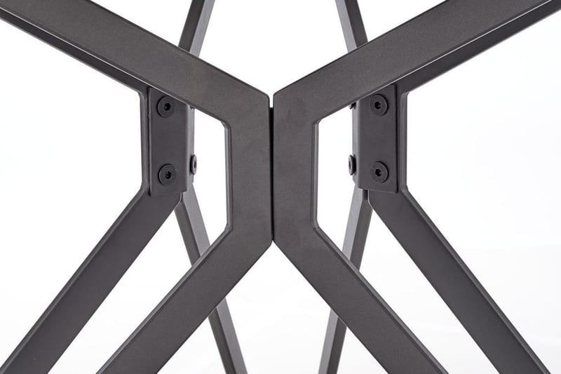 Hermelinda Matbord 120 cm - Vit/Svart - Möbler - Bord & matgrupper - Matbord & köksbord