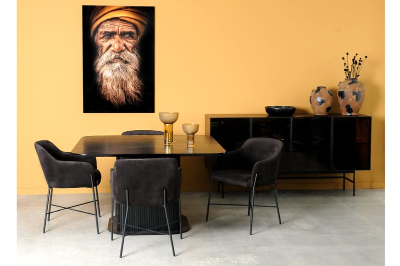 Holma Matbord 130 cm - Svart - Möbler - Bord & matgrupper - Matbord & köksbord