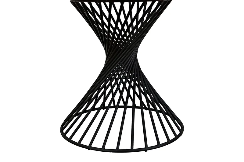 Iggy Matbord 140 cm Rund Glas - Grå - Möbler - Bord & matgrupper - Matbord & köksbord