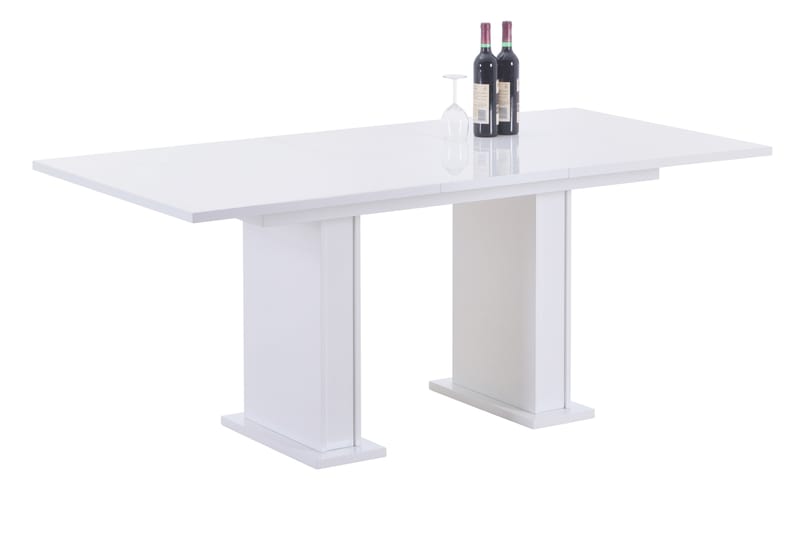 Inchkin Förlängningsbart Matbord 180 cm - Vit - Matbord & köksbord