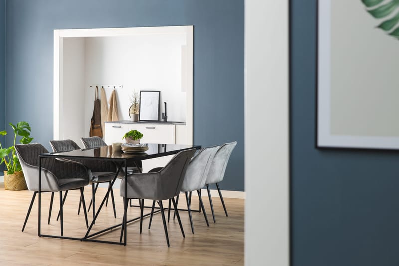 Indy Matbord 180 cm - Glas/Metall - Möbler - Bord & matgrupper - Matbord & köksbord