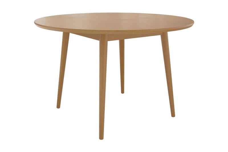 Ingram Runt Matbord i Trä med Ekutseende, Beige