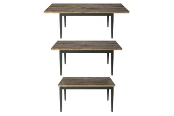 Ivreri Förlängningsbart Matbord 160 cm - Khaki/Natur - Möbler - Bord & matgrupper - Matbord & köksbord