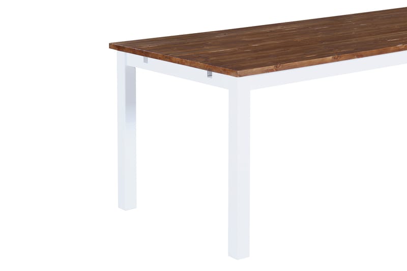 Jasmin Förlängningsbart Matbord 90 cm - Natur/Vit - Matbord & köksbord