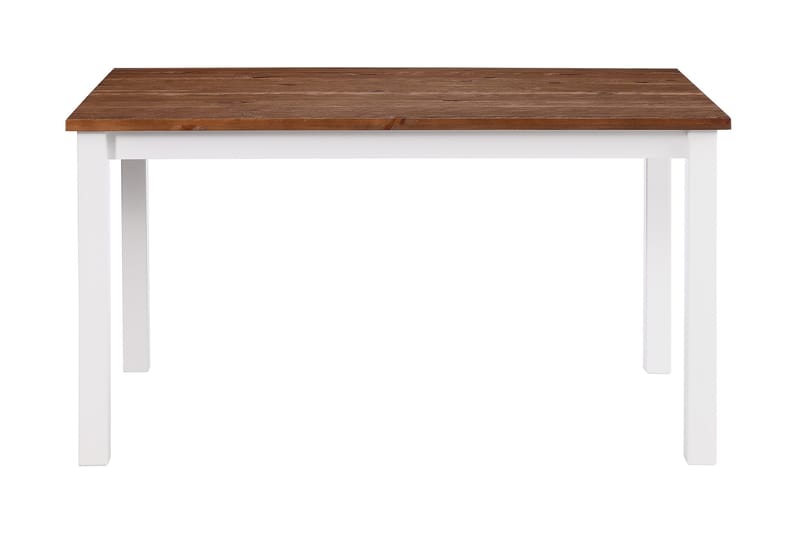 Jasmin Förlängningsbart Matbord 90 cm - Vit/Natur - Matbord & köksbord