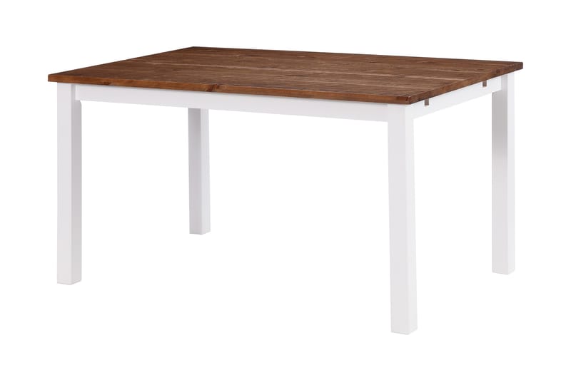 Jasmin Förlängningsbart Matbord 90 cm - Vit/Natur - Matbord & köksbord