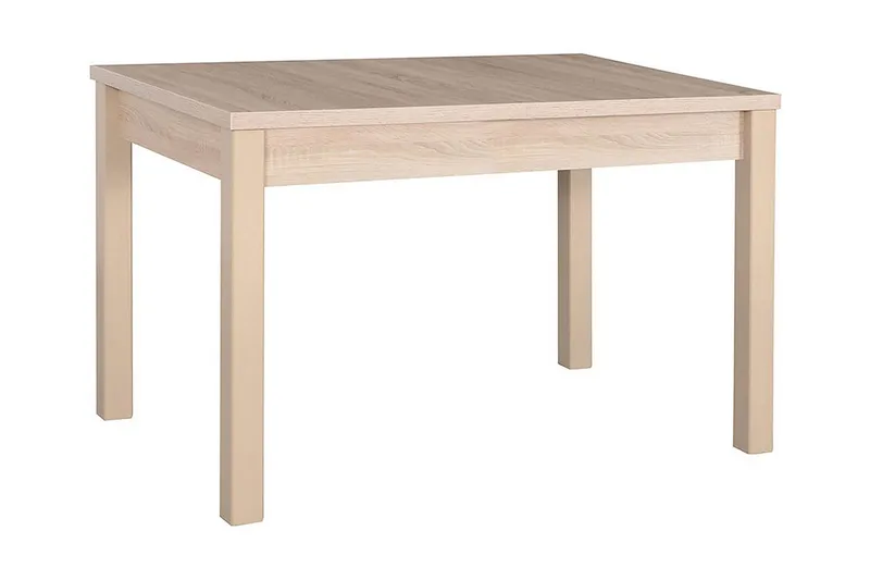 Jeni Utdragbart Rektangulärt Matbord 120 cm i Trä med Ekutseende, Beige