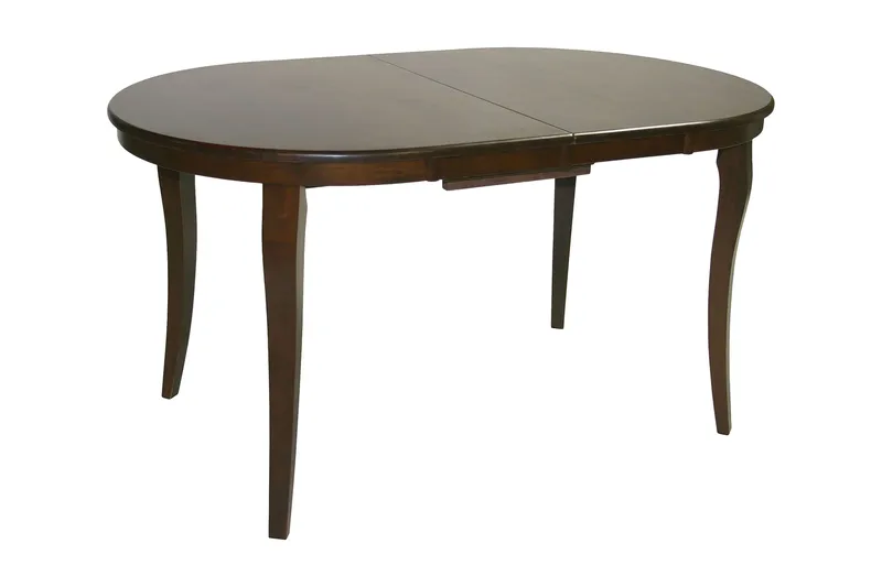 Joy Utdragbart Ovalt Matbord 145–178 cm i Trä med Valnötsutseende - Brun - Möbler - Bord & matgrupper - Matbord & köksbord