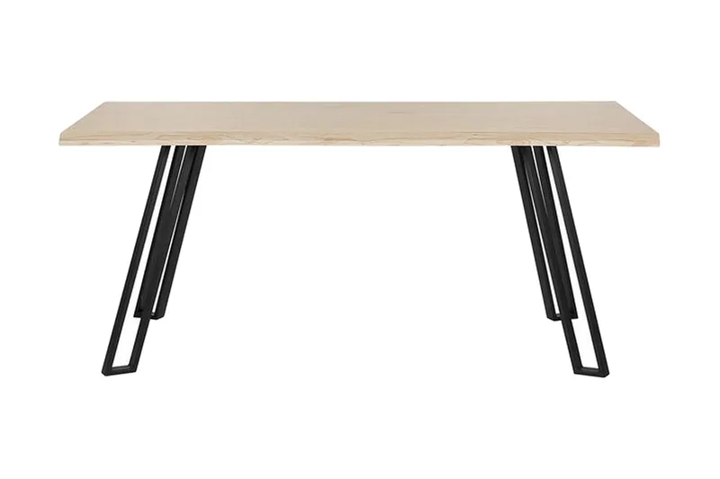 Joyl Rektangulärt Matbord 180x90 cm i Ek med Metallfinish, Beige