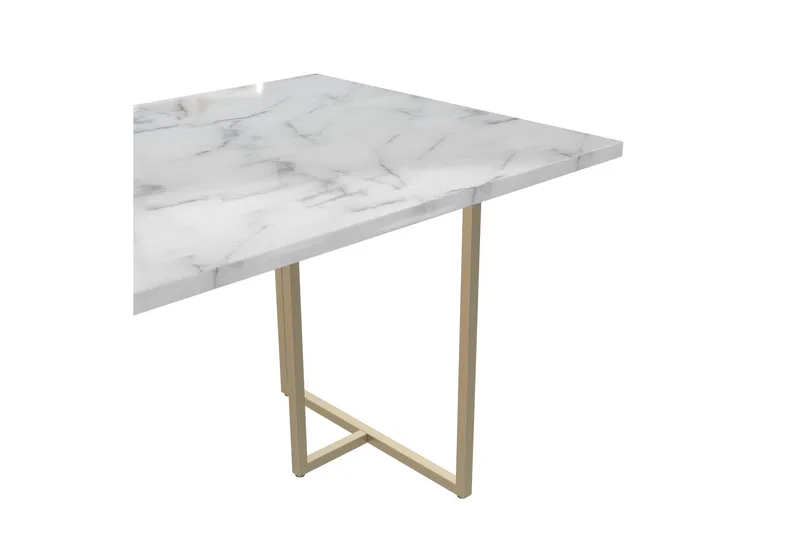 Kaiti Matbord Marmor - Vit - Möbler - Bord & matgrupper - Matbord & köksbord