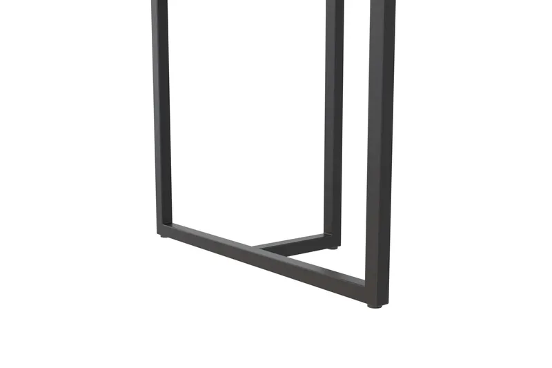 Kaiti Rektangulärt Matbord 163 cm i Metall och Trä med Marmorutseende - Svart - Möbler - Bord & matgrupper - Matbord & köksbord
