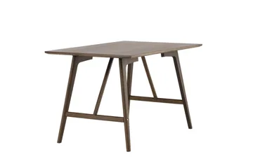 Kaseidon Rektangulärt Matbord 120 cm i Trä med Valnötsutseende - Brun - Möbler - Bord & matgrupper - Matbord & köksbord