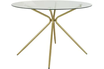 Kingsnorth Matbord Runt 110 cm - Mässing - Möbler - Bord & matgrupper - Matbord & köksbord