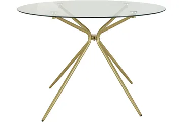 Kingsnorth Matbord Runt 110 cm - Mässing - Möbler - Bord & matgrupper - Matbord & köksbord