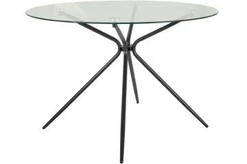 Kingsnorth Matbord Runt 110 cm - Svart - Möbler - Bord & matgrupper - Matbord & köksbord