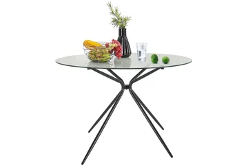 Kingsnorth Matbord Runt 110 cm - Svart - Möbler - Bord & matgrupper - Matbord & köksbord