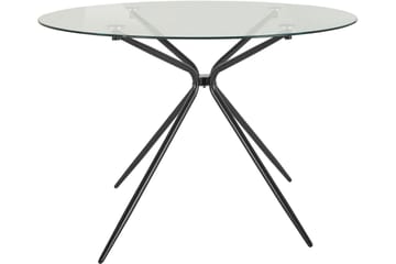 Kingsnorth Matbord Runt 110 cm - Svart - Möbler - Bord & matgrupper - Matbord & köksbord