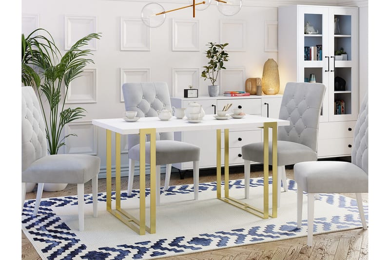 Kintore Matbord 80 cm - Vit - Möbler - Bord & matgrupper - Matbord & köksbord