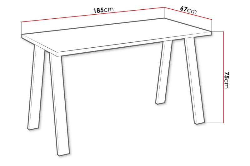 Kleos Matbord 185 cm - Möbler - Bord & matgrupper - Matbord & köksbord