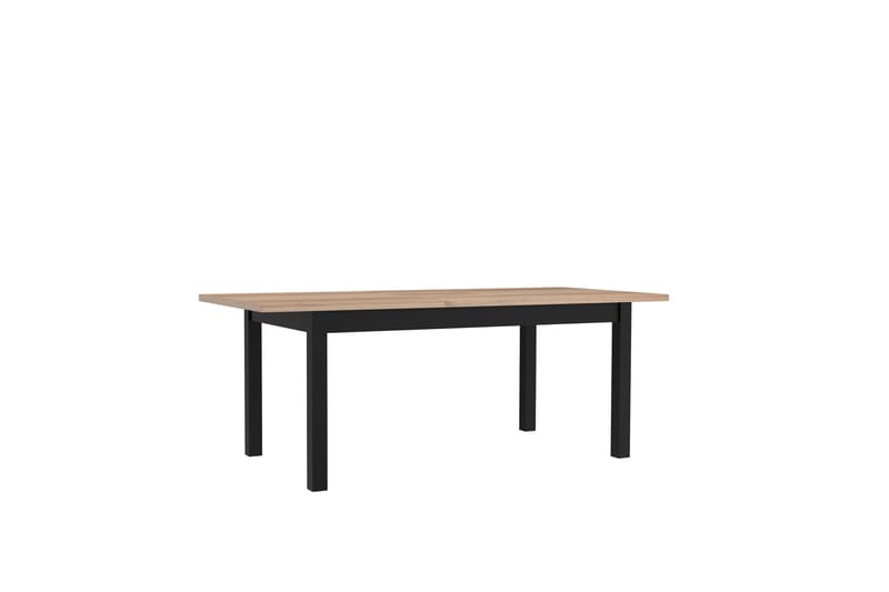 Konitsa Förlängningsbart Matbord 160 cm - Brun/Svart - Matbord & köksbord