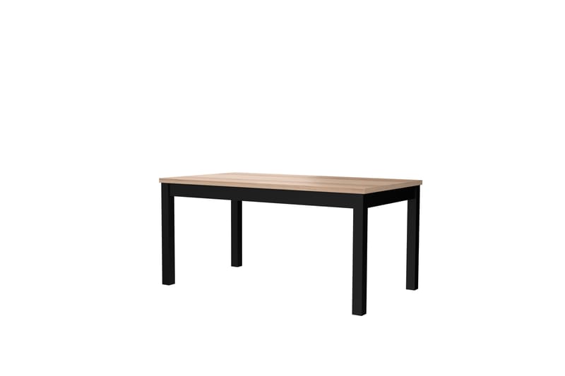 Konitsa Förlängningsbart Matbord 160 cm - Brun/Svart - Matbord & köksbord