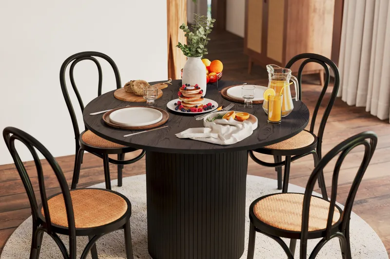 Kopparbo Matbord 106 cm - Svart trä - Möbler - Bord & matgrupper - Matbord & köksbord