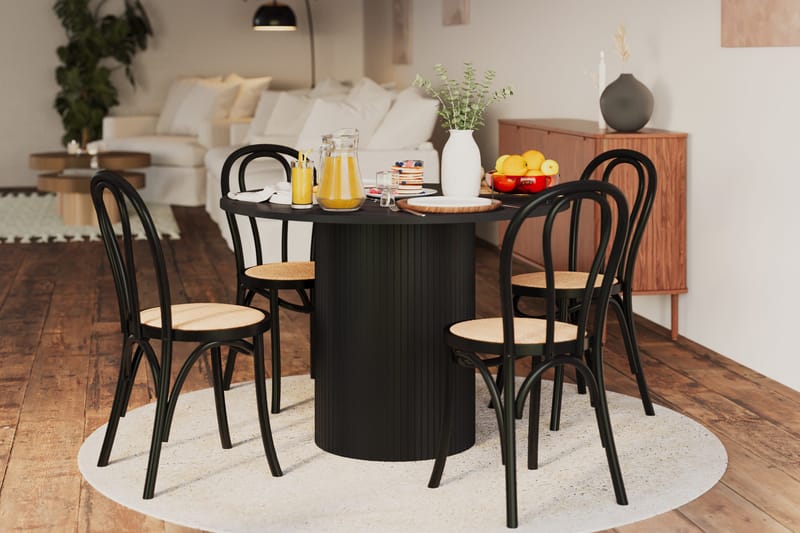 Kopparbo Matbord 106 cm - Svart trä - Möbler - Bord & matgrupper - Matbord & köksbord