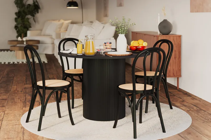 Kopparbo Matbord 106 cm - Svart trä - Möbler - Bord & matgrupper - Matbord & köksbord