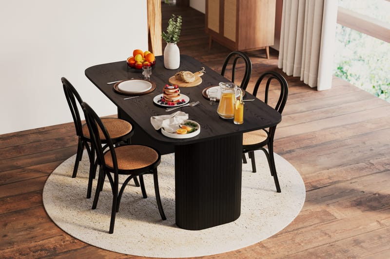 Kopparbo Matbord 160 cm - Svart trä - Möbler - Bord & matgrupper - Matbord & köksbord