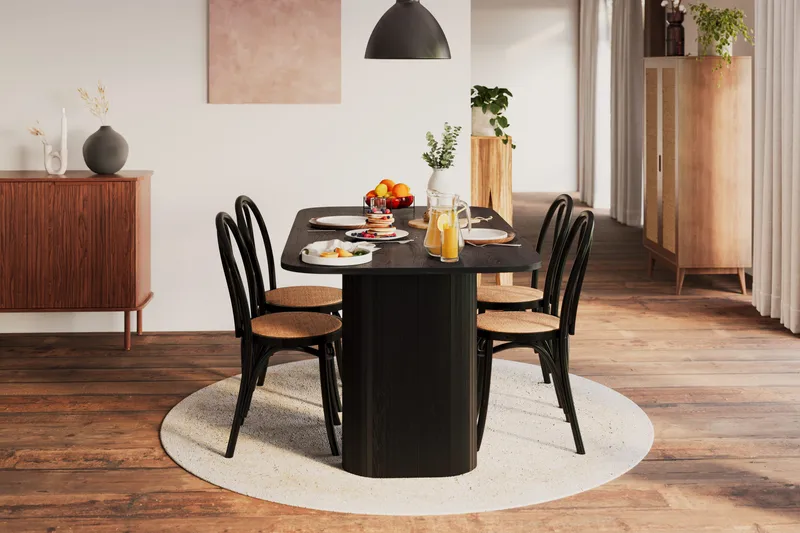 Kopparbo Matbord 160 cm - Svart trä - Möbler - Bord & matgrupper - Matbord & köksbord