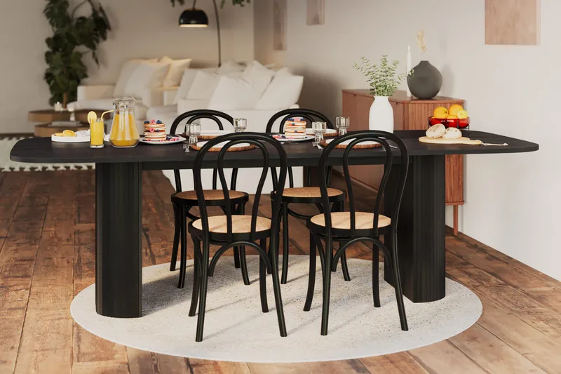 Kopparbo Matbord 240 cm - Svart trä - Möbler - Bord & matgrupper - Matbord & köksbord