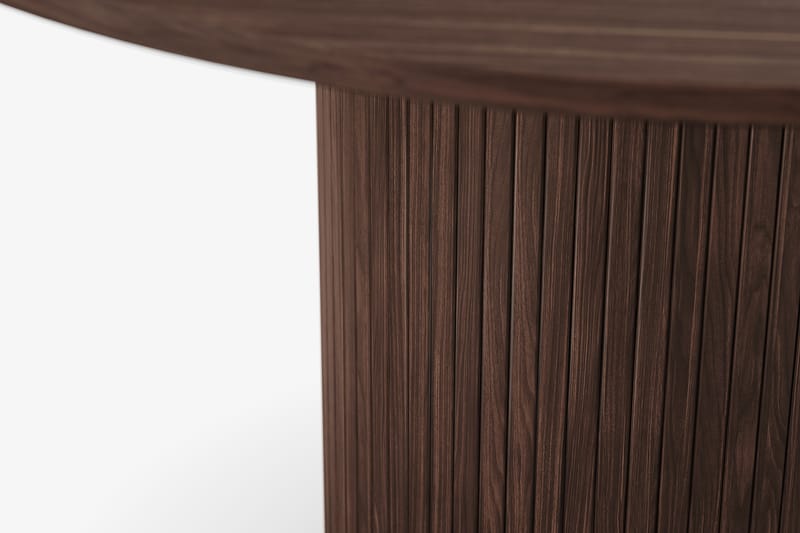 Kopparbo Matbord Runt 120 cm - Mörkbrunt valnötsträ - Matbord & köksbord