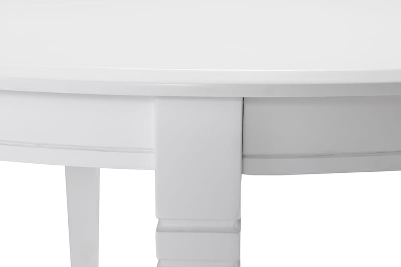Läckö Förlängningsbart Matbord 150 cm Ovalt - Vit - Matbord & köksbord