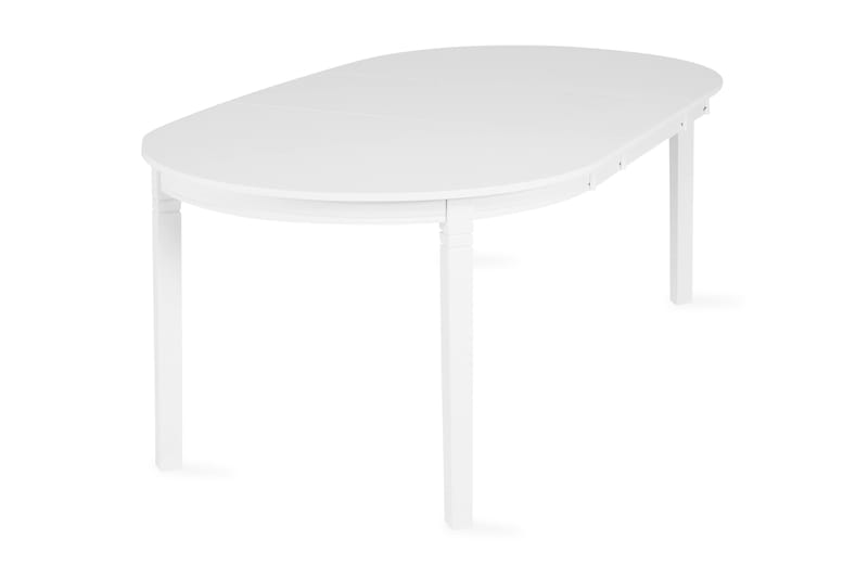 Läckö Matbord 200 cm Ovalt - Vit - Matbord & köksbord