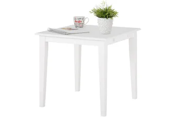 Laios Litet Kvadratiskt Matbord 80 cm i Trä - Vit - Möbler - Bord & matgrupper - Matbord & köksbord