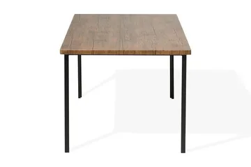 Laredo Rektangulärt Matbord 150 cm i Metall med Valnötsutseende - Mörkbrun - Möbler - Bord & matgrupper - Matbord & köksbord