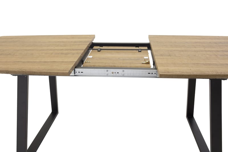 Leah Förlängningsbart Matbord - Trä/Svart - Matbord & köksbord