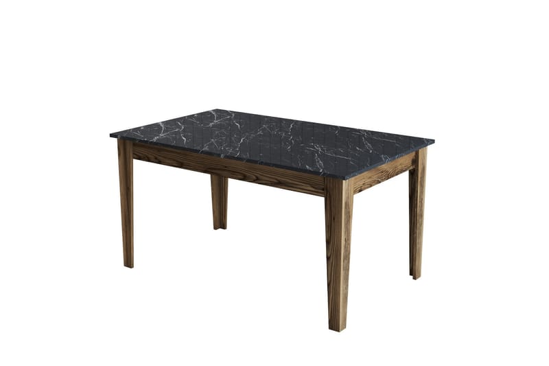 Lissione Matbord 145x88 cm Brun/Svart - Hanah Home - Möbler - Bord & matgrupper - Matbord & köksbord