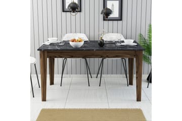 Lissione Matbord 145x88 cm Brun/Svart - Hanah Home - Möbler - Bord & matgrupper - Matbord & köksbord