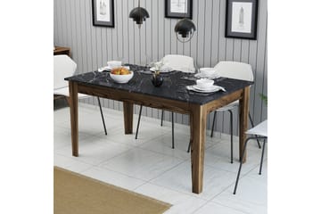 Lissione Matbord 145x88 cm Brun/Svart - Hanah Home - Möbler - Bord & matgrupper - Matbord & köksbord