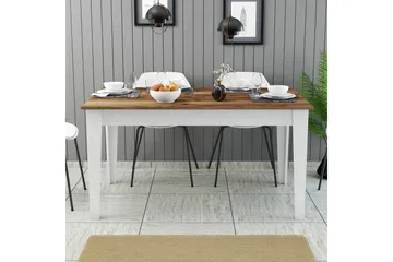 Lissione Matbord 145x88 cm Brun/Vit - Hanah Home - Möbler - Bord & matgrupper - Matbord & köksbord