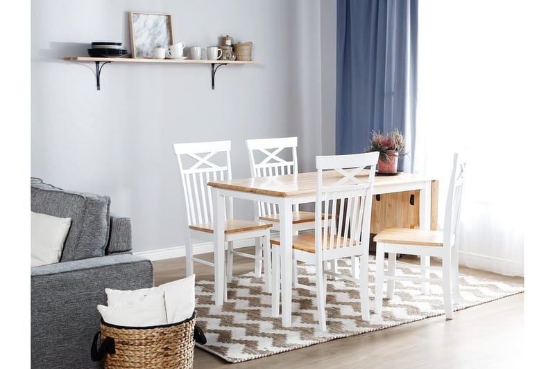 Louisiana Matbord 160 cm - Vit - Möbler - Bord & matgrupper - Matbord & köksbord