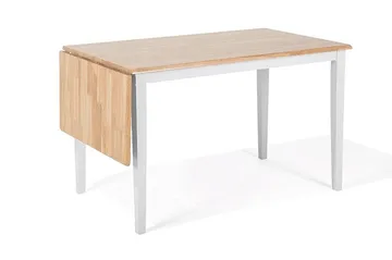 Louisiana Utdragbart Rektangulärt Matbord 120–160 cm i Trä med Ekutseende - Ljusbrun - Möbler - Bord & matgrupper - Matbord & köksbord