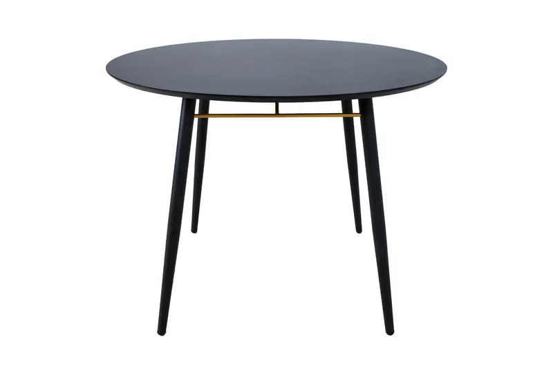 Luxemburg Matbord 100 cm Svart/Kopper, undefined