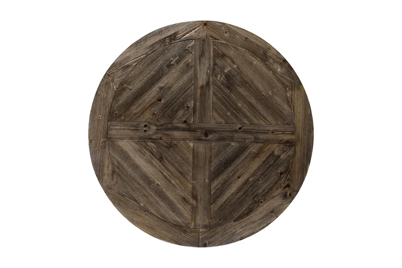 Lyon Matbord 150 cm Runt - Natur/Vit - Möbler - Bord & matgrupper - Matbord & köksbord