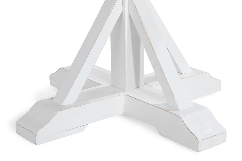 Lyon Vintage Matbord 120 cm Rund - Natur/Vit - Möbler - Bord & matgrupper - Matbord & köksbord