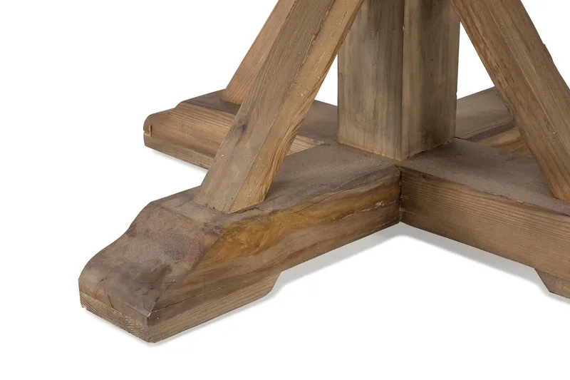 Lyon Vintage Runt Matbord 150 cm för 6 personer - Vintage / Alm / Trä - Möbler - Bord & matgrupper - Matbord & köksbord