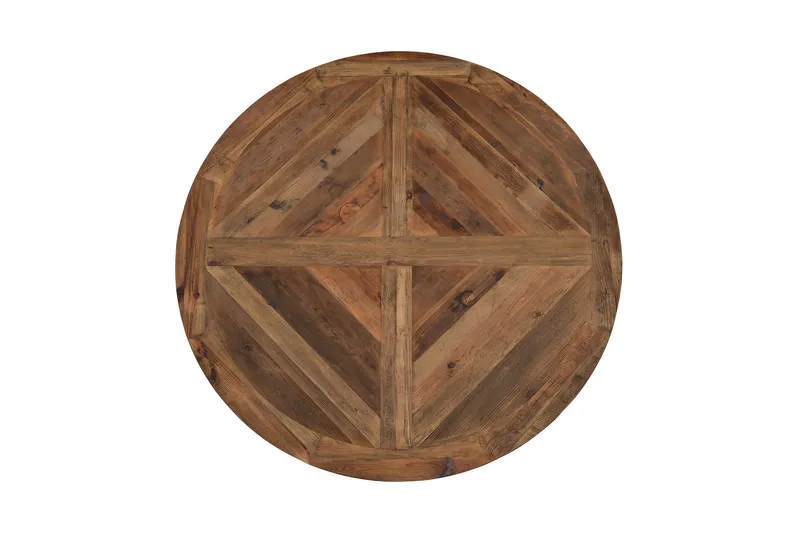 Lyon Vintage Runt Matbord 150 cm för 6 personer - Vintage / Alm / Trä - Möbler - Bord & matgrupper - Matbord & köksbord