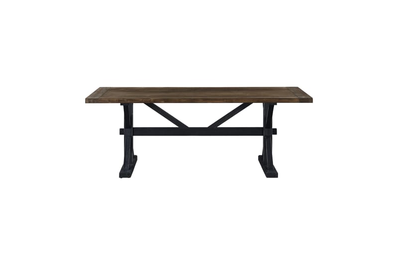 Lyon Premium Förlängningsbart Matbord 200 cm - Natur/Svart - Matbord & köksbord