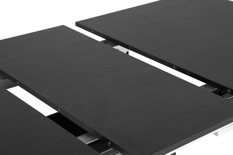 Macahan Förlängningsbart Matbord 140 cm - Svart/Vit - Matbord & köksbord